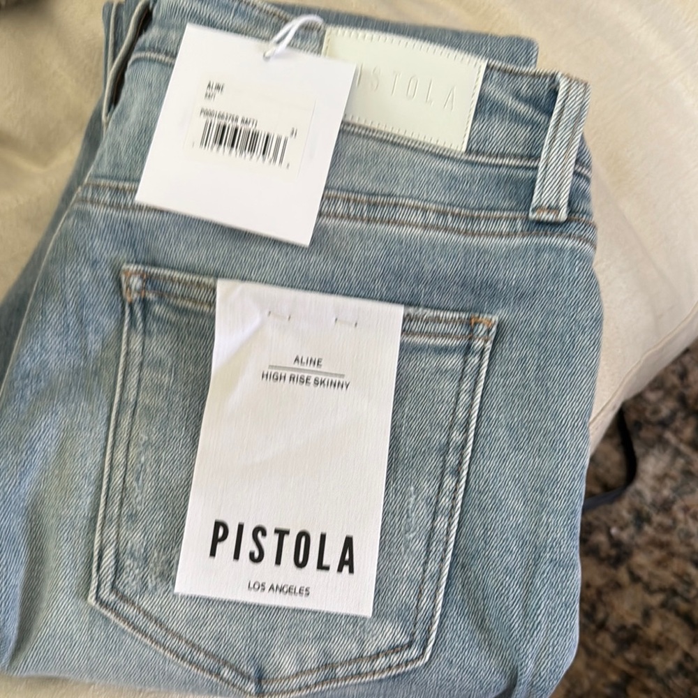 Pistola Blue High Rise Jeans